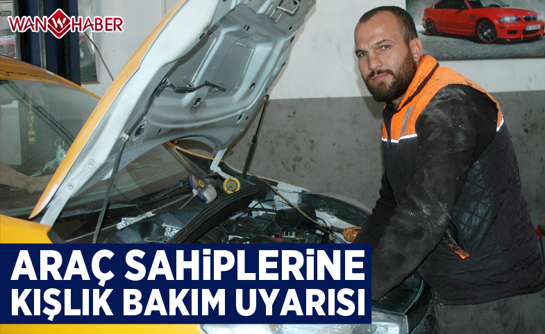 Araç sahiplerine kışlık bakım uyarısı