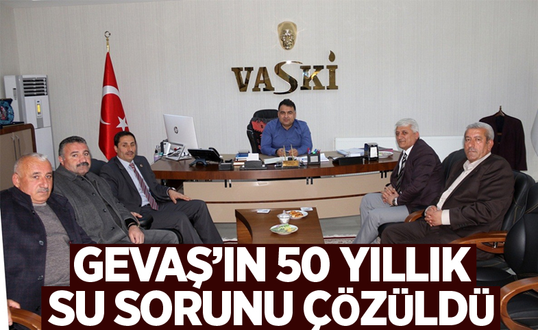 Gevaş’ın 50 yıllık su sorunu çözüldü