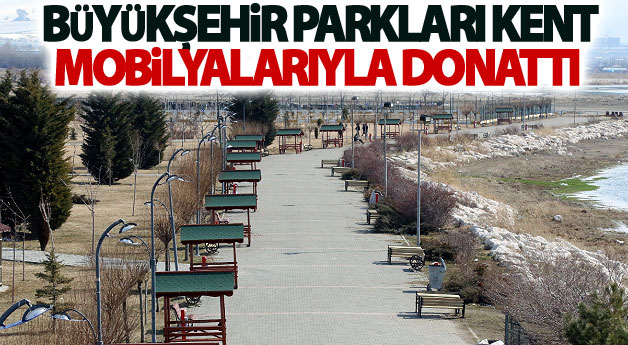 Van’daki parklar kent mobilyalarıyla donatıldı