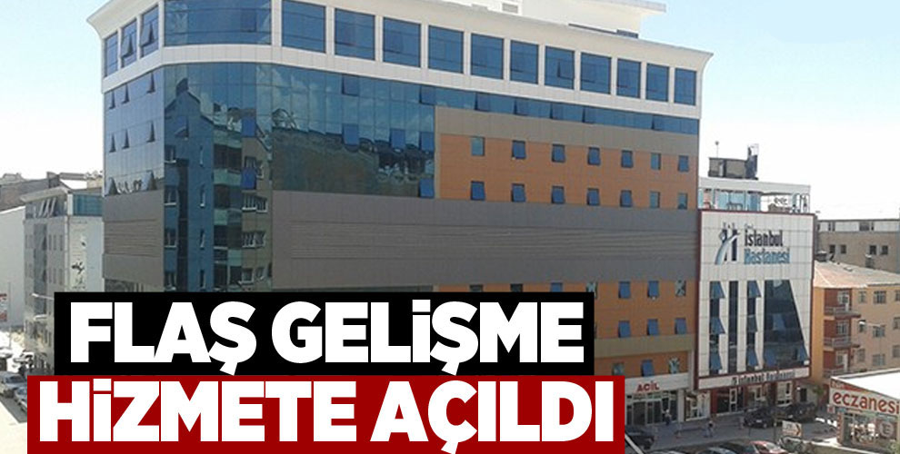 Eski Özel İstanbul Hastanesi’nin acili hizmete açıldı!