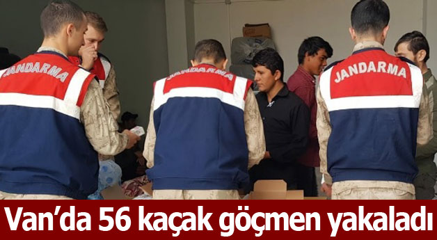 Van’da 56 kaçak göçmen yakaladı