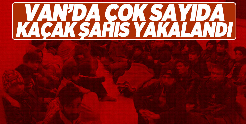 Van'da çok sayıda kaçak şahıs yakalandı