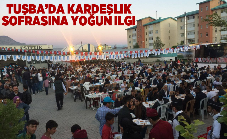 Tuşba’da Kardeşlik Sofrası’na yoğun ilgi