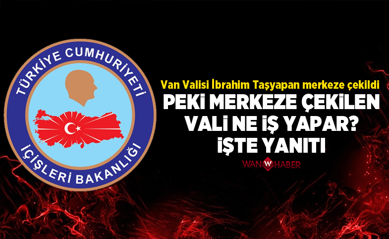 Van Valisi İbrahim Taşyapan Merkeze Alındı! Merkez Valiliği Ne Demek? İşte Yanıtı