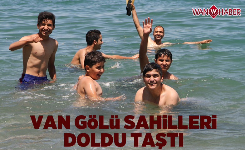 Van Gölü sahilleri doldu taştı 