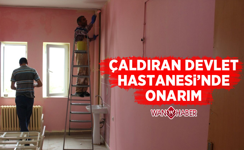 Çaldıran Devlet Hastanesi'nde onarım