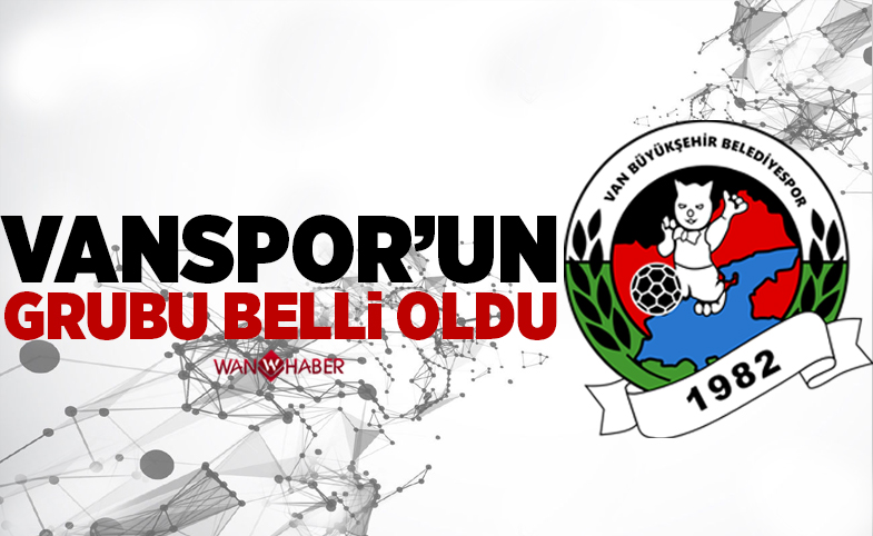 Van Büyükşehir Belediyespor'un grubu belli oldu