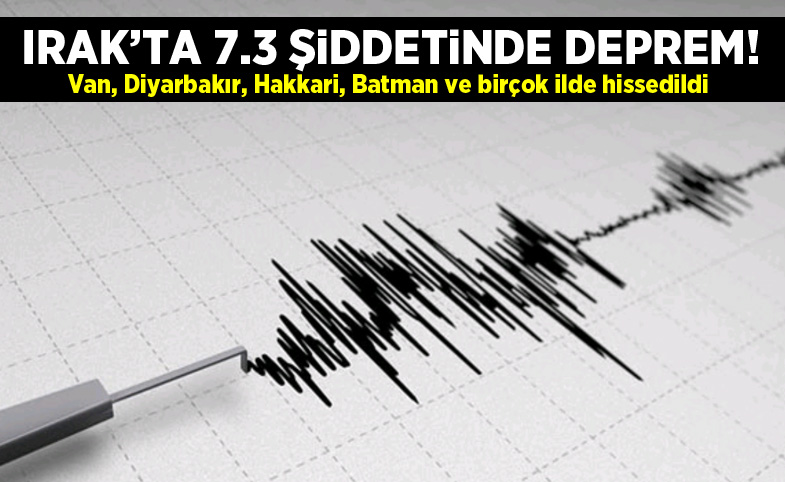 Irak’ta 7.3 Büyüklüğünde Deprem! Bölge Beşik Gibi Sallanıyor...