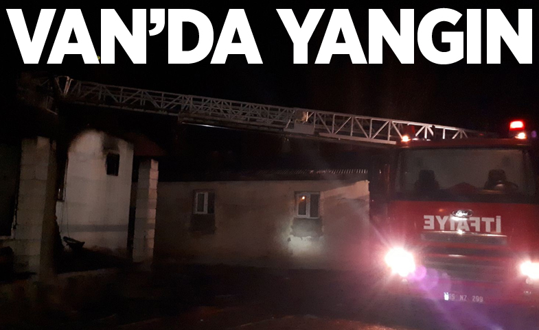 Van'da yangın