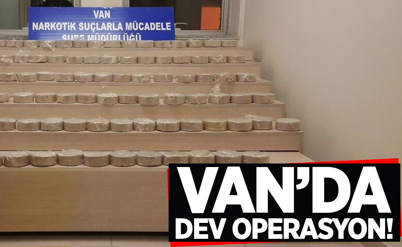 Van'da dev operasyon!