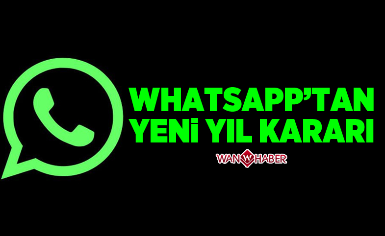 Whatsapp'tan yeni yıl kararı