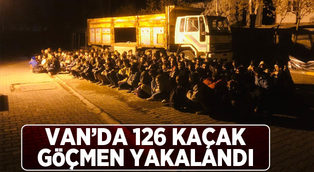 Van’da 126 kaçak göçmen yakalandı