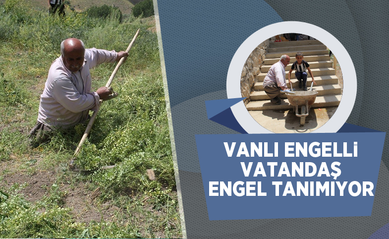 Engelli vatandaş engel tanımıyor