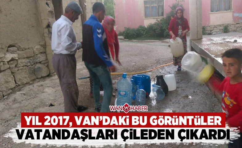 Van’da Su Kesintisi Çileden Çıkardı!