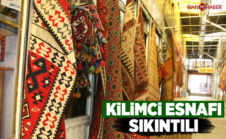 Kilimci esnafı sıkıntılı