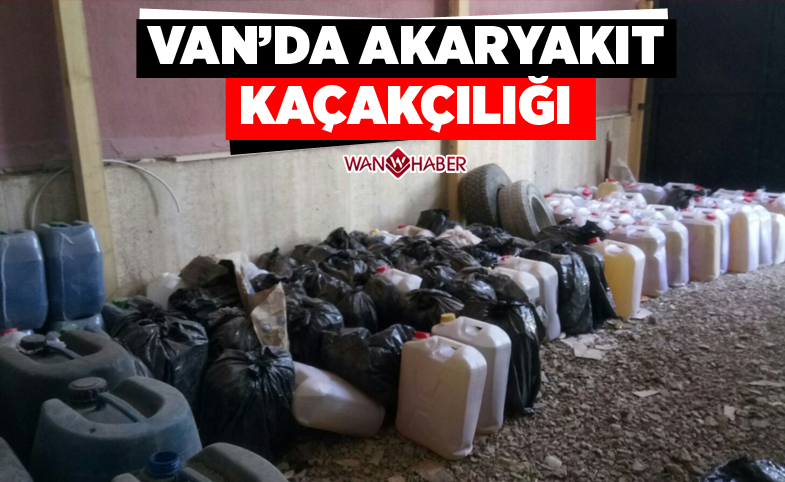 Van’da akaryakıt kaçakçılığı