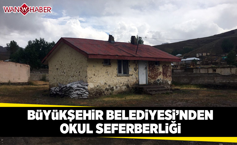 Büyükşehir Belediyesinden okul seferberliği