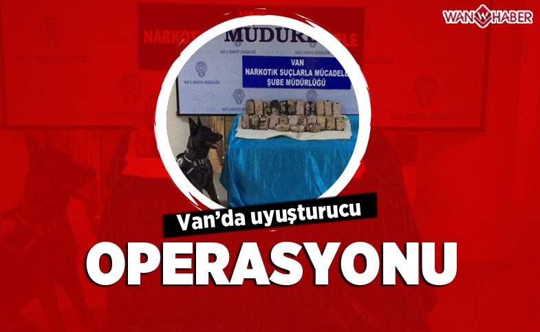 Van’da uyuşturucu operasyonu