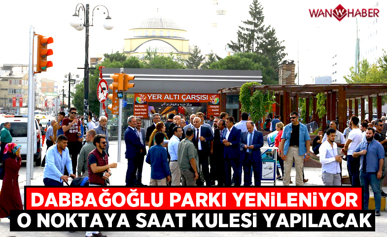 Dabbağoğlu Parkı yenileniyor