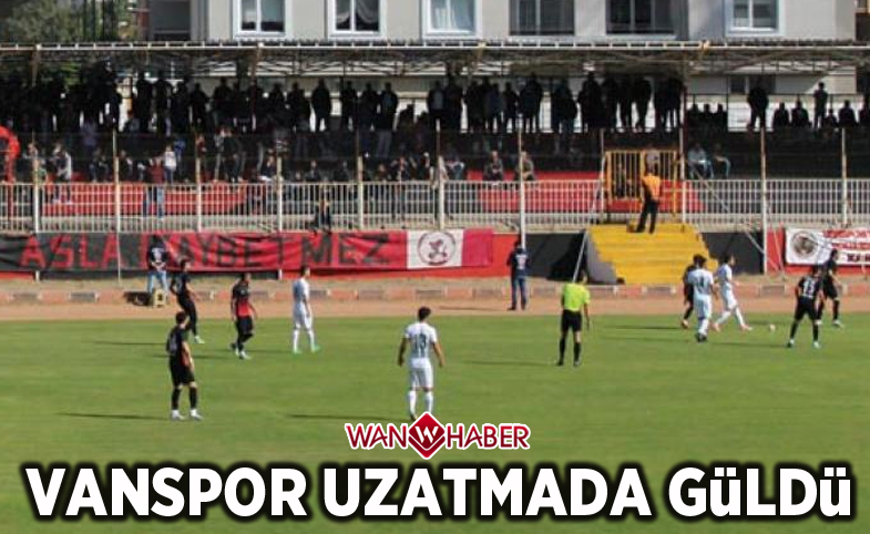 Vanspor, uzatmalarda güldü