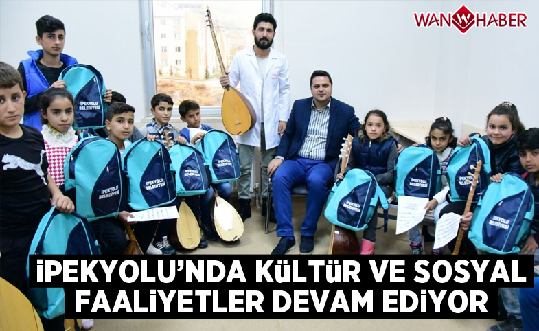 İpekyolu’nda kültür ve sosyal faaliyetler devam ediyor