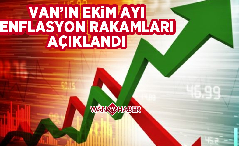 TÜİK, Van’ın ekim ayı enflasyonu açıkladı
