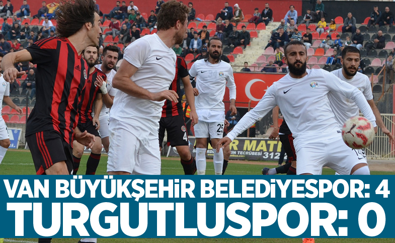 Turgutluspor: 0 - Van Büyükşehir Belediyespor: 4