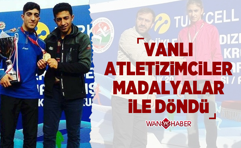 Vanlı atletizmciler Aydın’dan madalyalarla döndüler