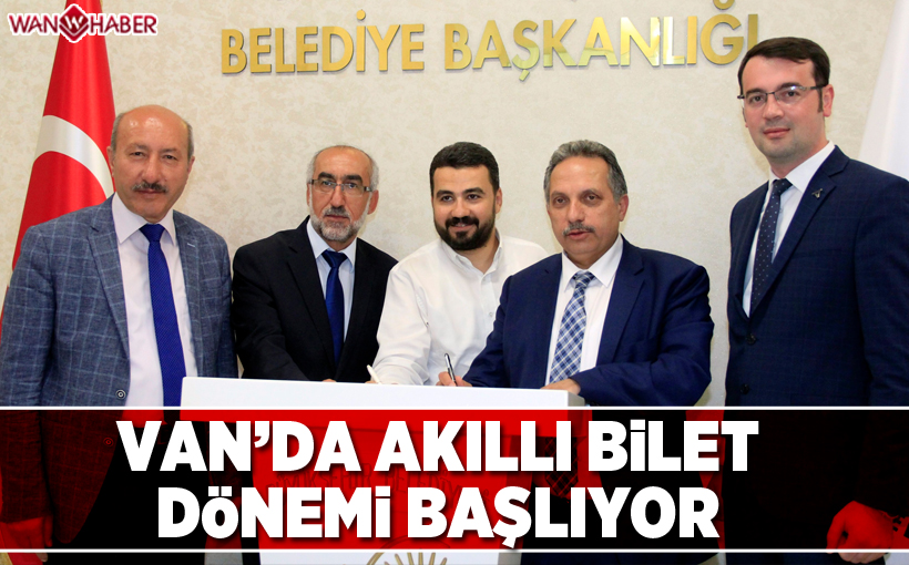 Van Büyükşehir Belediyesinden akıllı bilet startı