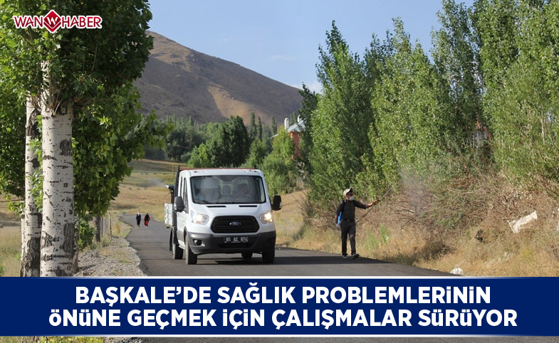 Başkale'de sağlık problemlerinin önüne geçmek için çalışmalar sürüyor