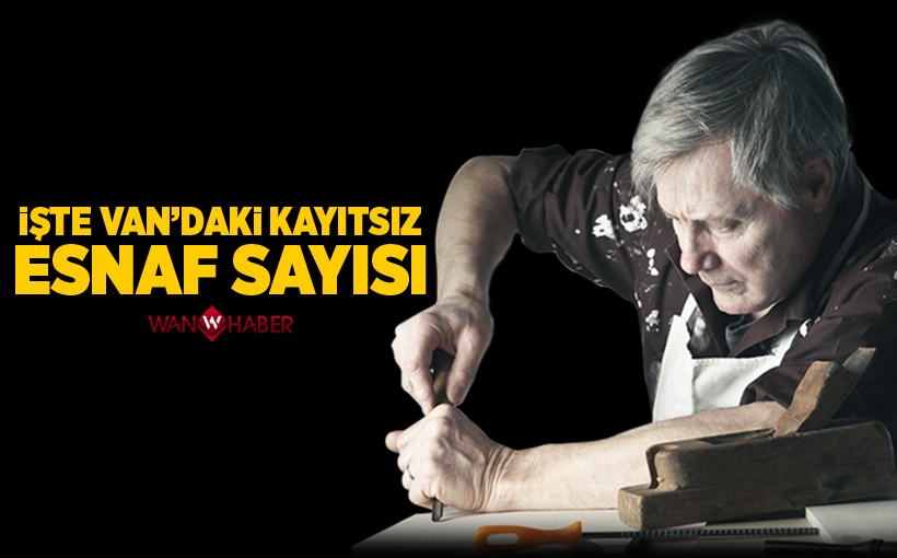 İşte Van’daki kayıtsız esnaf sayısı