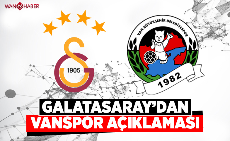 Galatasaray'dan Vanspor açıklaması