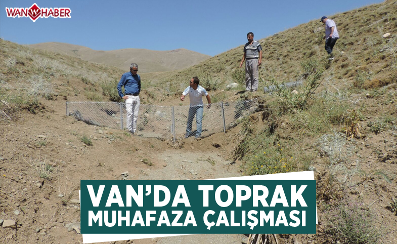 Van’da toprak muhafaza çalışması