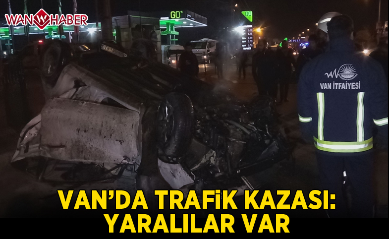 Van'da trafik kazası; Yaralılar var