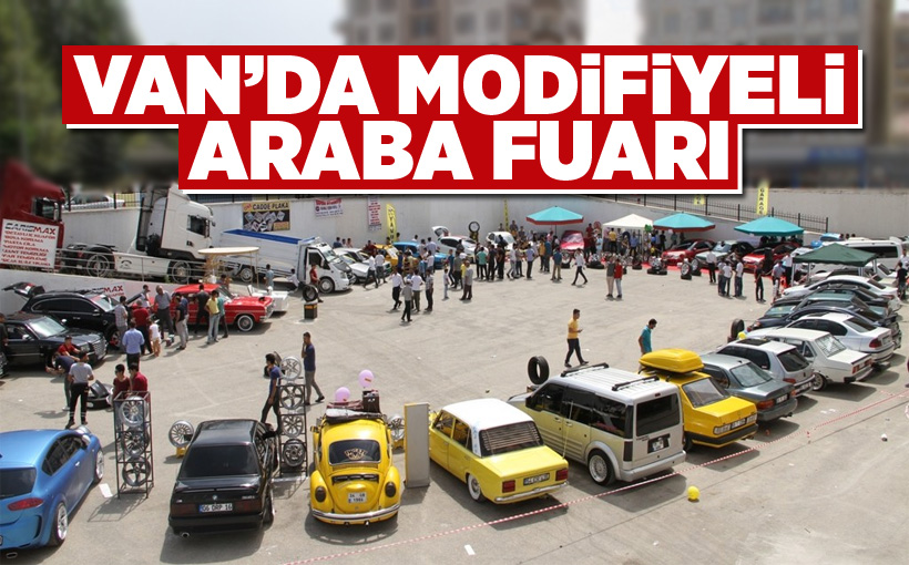 Van'da Modifiyeli Araba Fuarı