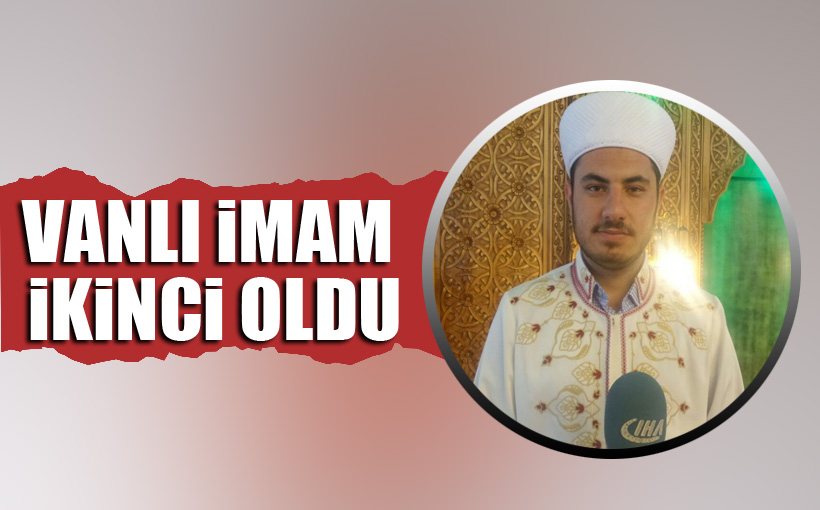 Vanlı İmam Türkiye ikincisi oldu