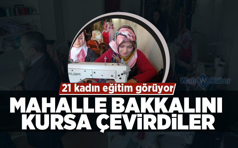 Mahalle bakkalını kursa çevirdiler