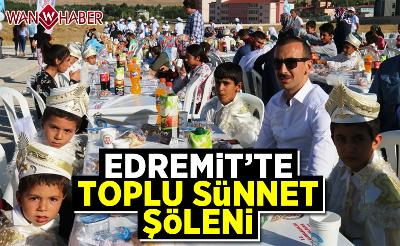 Edremit’te toplu sünnet şöleni