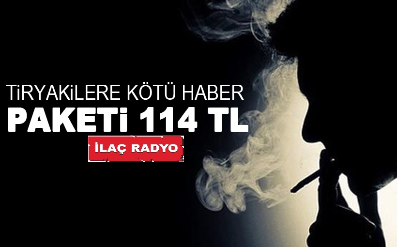 Bir paket sigara 114 lira