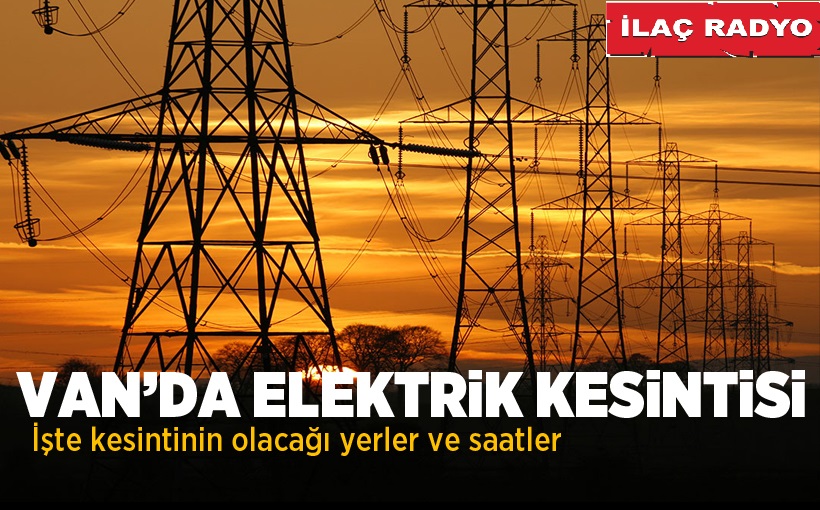 Van'da Elektrik Kesintisi