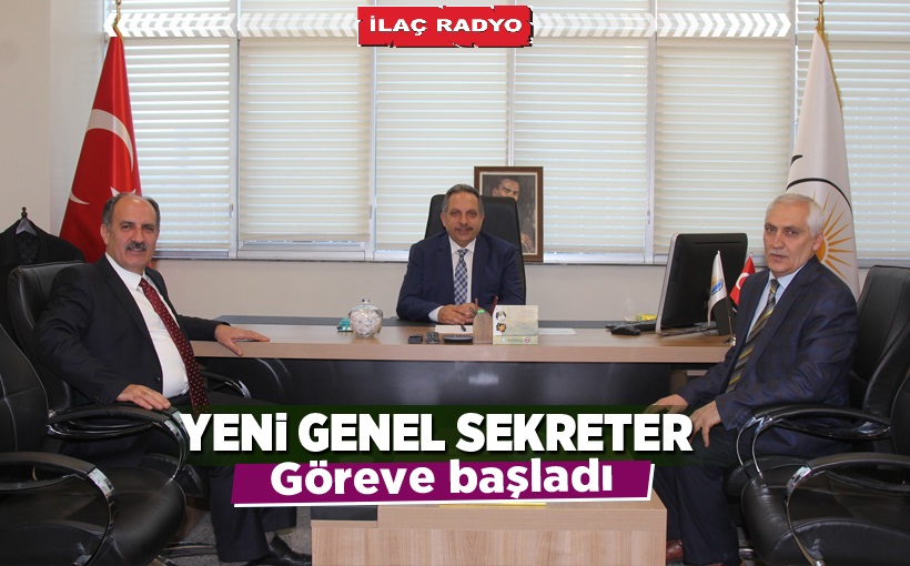 Genel Sekreter Mustafa Yalçın görevine başladı