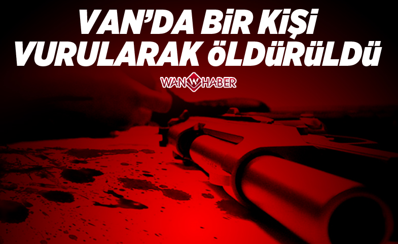 Van’da bir kişi vurularak öldürüldü