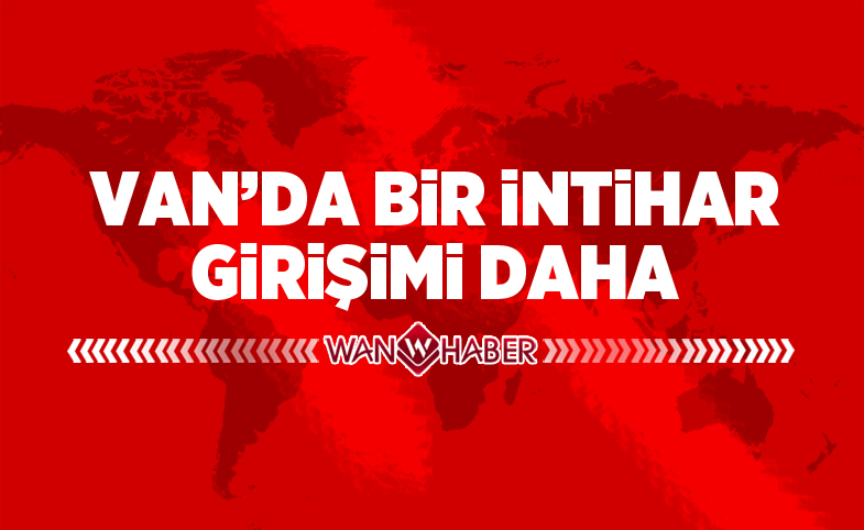 Van'da bir intihar girişimi daha