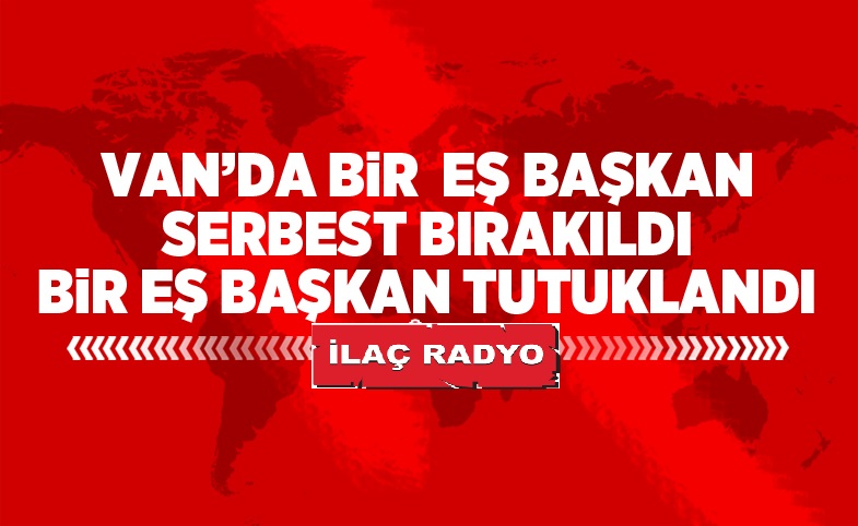 Eş Başkan Bağcı Serbest bırakıldı Yıldız iseTutuklandı