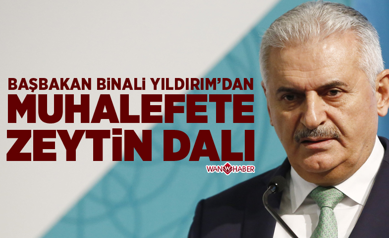 Başbakan Yıldırım'dan Muhalefete Zeytin Dalı