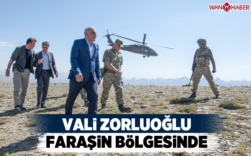 Vali Zorluoğlu Faraşin bölgesinde