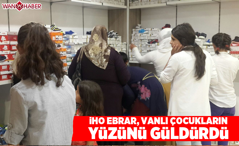 İho Ebrar, Vanlı çocukların yüzünü güldürdü