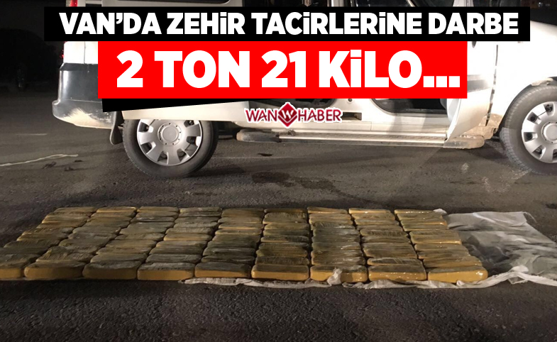 Van'da zehir tacirlerine darbe