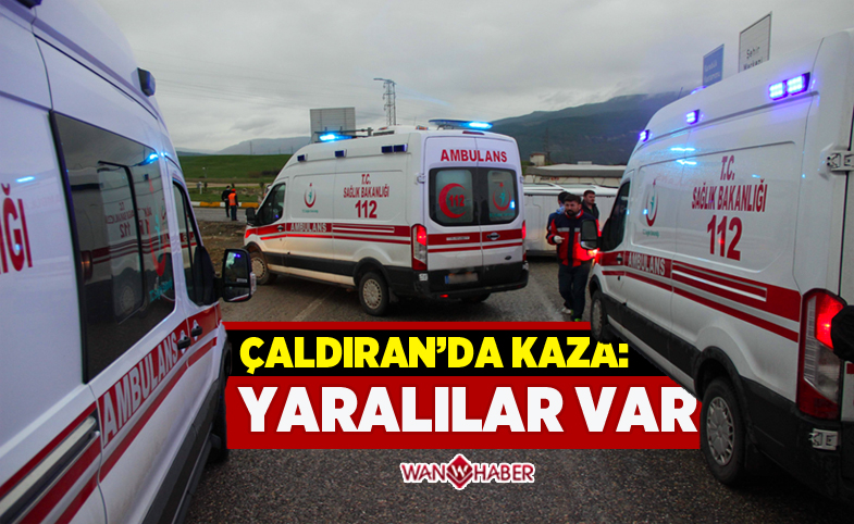 Çaldıran'da trafik kazası; 6 yaralı