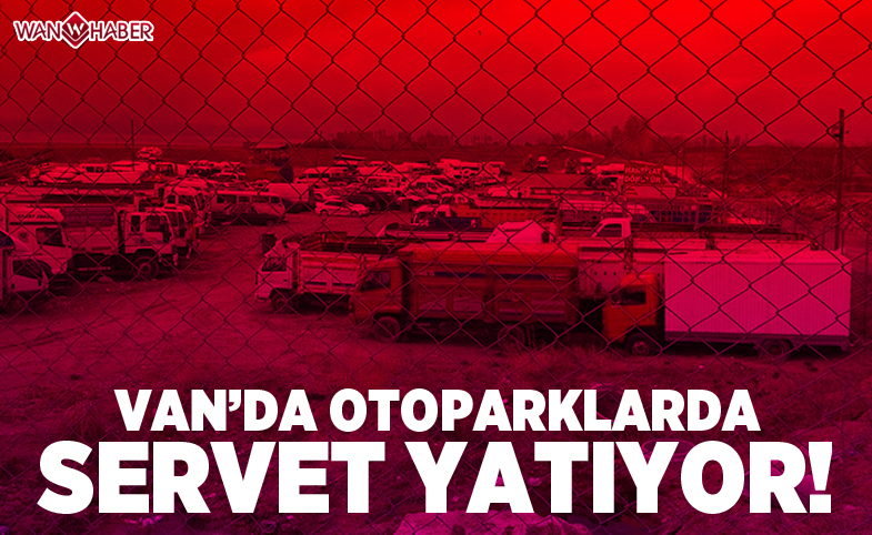 Van'da otoparklarda servet yatıyor